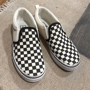 Black and White Checkerboard Vans